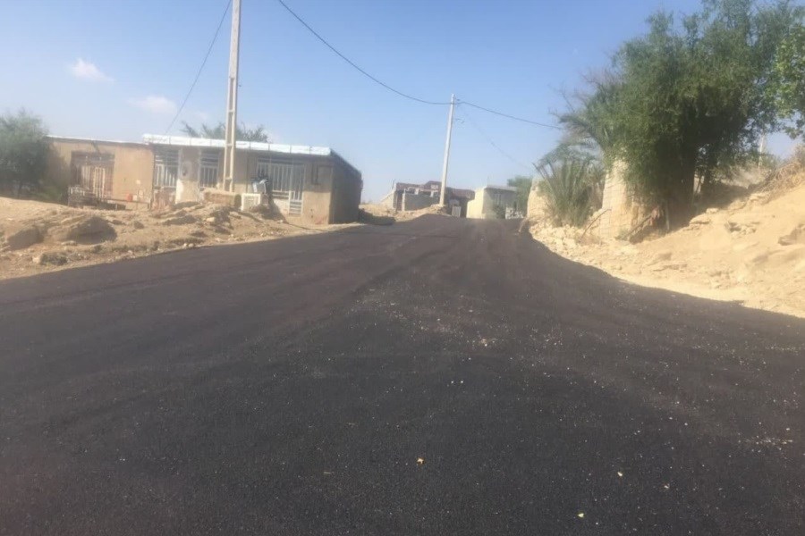 اجرای آسفالت معابر روستای کندیجان از توابع بخش سیمکان شهرستان جهرم