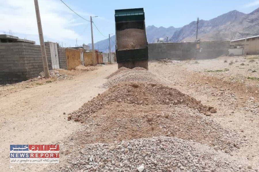 آغاز بهسازی روستای گرده شهرستان استهبان