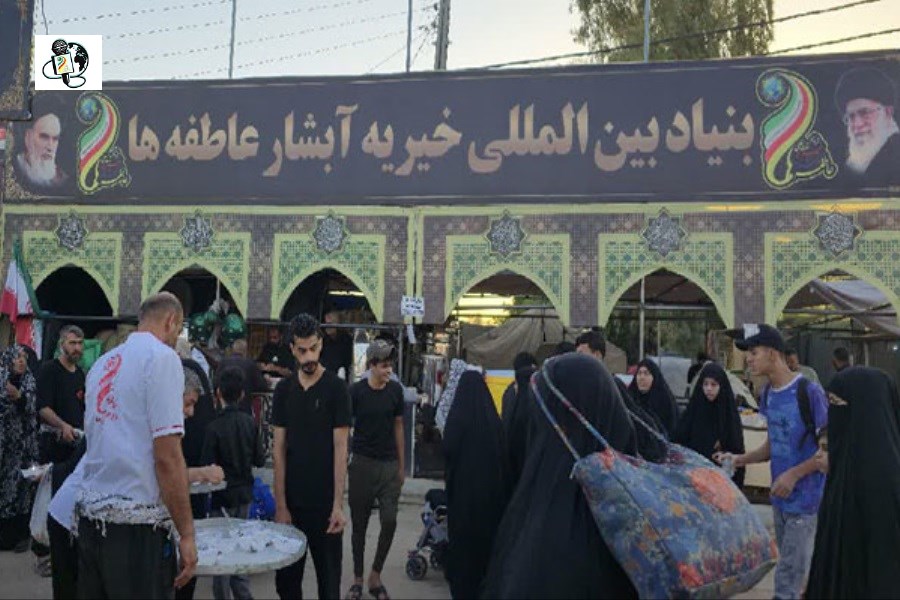 خادمان مواکب بنیاد بین‌المللی خیریه آبشار عاطفه‌ها در اربعین ۱۴۰۴: خدمت‌رسانی بی‌وقفه به زائران در مرزها و کربلا