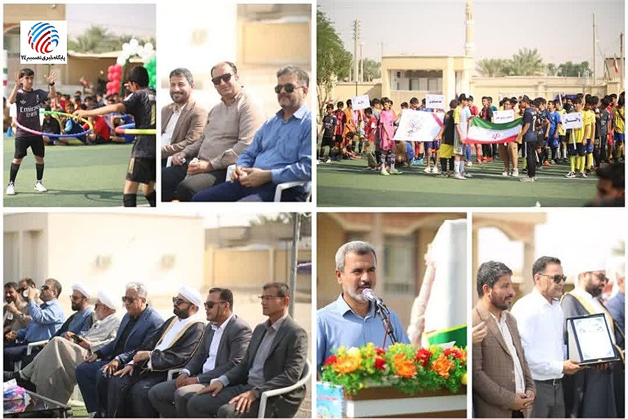 افتتاح المپیاد ورزشی درون‌مدرسه‌ای در آموزشگاه ۲۲ بهمن اهل با حضور مسئولان و قهرمانان ملی