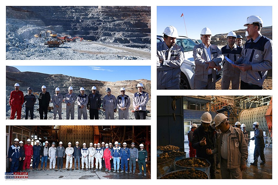 تصویر ارزیابی میدانی مدیرعامل صبانور از زنجیره تولید در بیجار